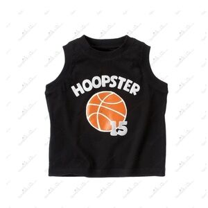 Gymboree size 3-6 month Hoopster black tank top -